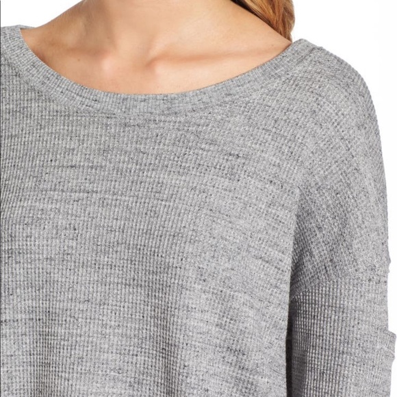 Splendid Waffle Thermal Pullover XS - Picture 2 of 7